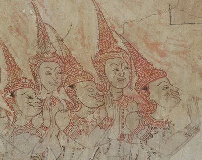 Fresco (detail), Wat Compuwek, Nonthaburi by Unknown